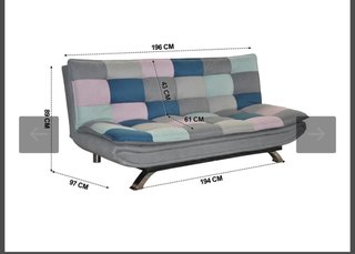 Sofá cama convertible en buen estado – Muy cómodo