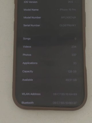 iPhone 16 Pro 128GB,come nuovo