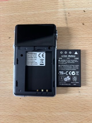 Videocámara Toshiba Camileo S10 (batería KO) 2 uds