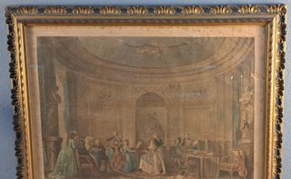 L'Assemblée au Concert - Litografía Francesa