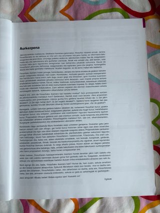 Filosofia Batxilergoa 1 - Euskera