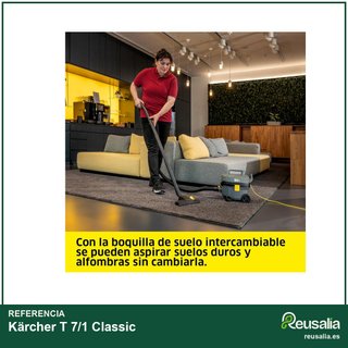 Kärcher T 7/1 Classic aspirador seco potente