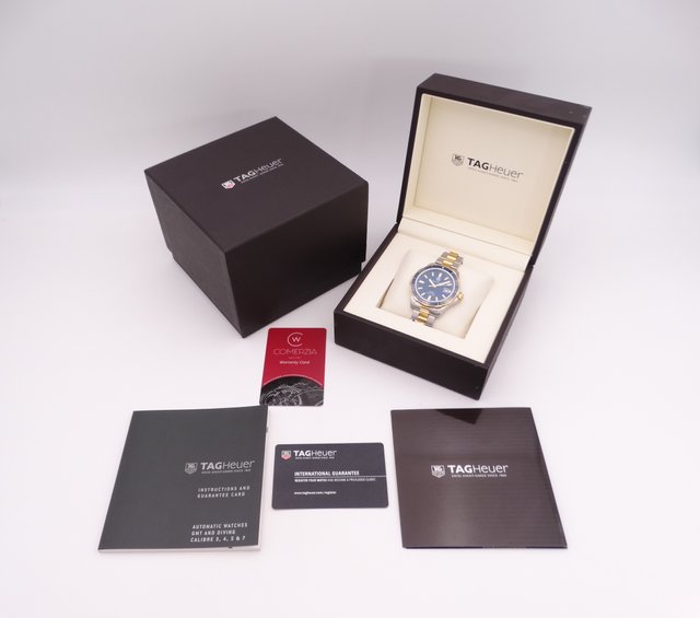 TAG HEUER Aquaracer 500m Acero & Oro 41mm FULL SET