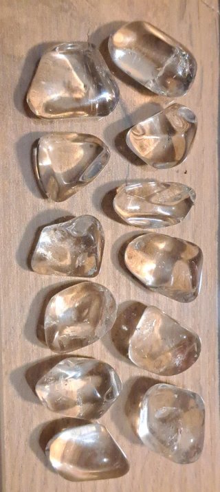 12 Pepite di cristallo naturale ialino