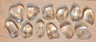 12 Pepite di cristallo naturale ialino