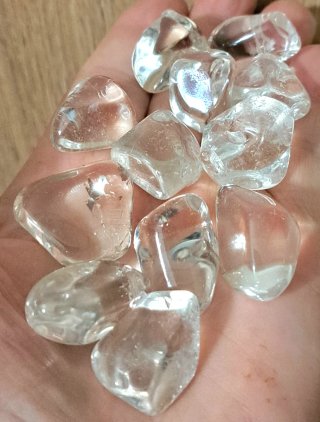 12 Pepite di cristallo naturale ialino