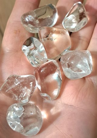 12 Pepite di cristallo naturale ialino