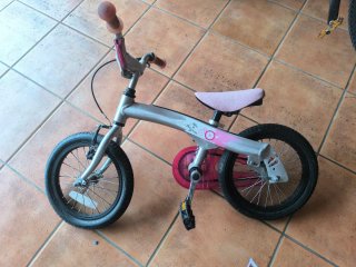 Bicicleta infantil aluminio