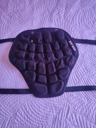 Cojín asiento Comfort Iron Jias negro