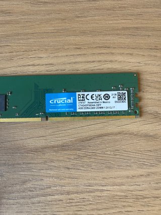 2x 4GB DDR4 2400 UDIMM RAM