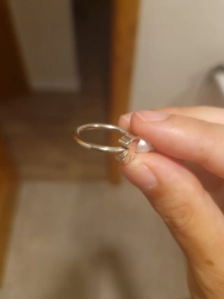 Anillo Tous Plata Oso y Perla  Ajustable