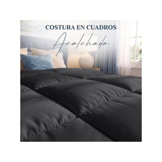 Utopia Bedding edredón acolchado 220x240 gris