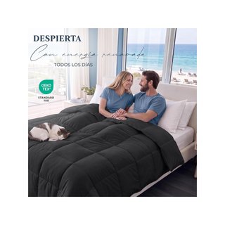 Utopia Bedding edredón acolchado 220x240 gris