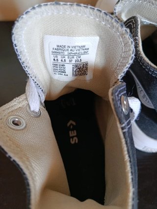Zapatillas Converse Chuck Taylor Altas Negras