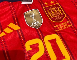 Camiseta España Home Authentic Pedri 20