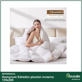 Homyrium Edredón plumón invierno 135x200