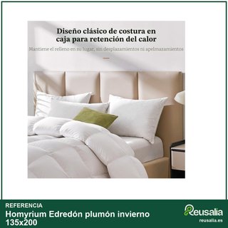 Homyrium Edredón plumón invierno 135x200
