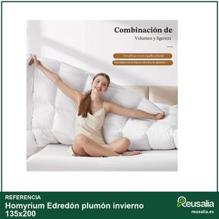 Homyrium Edredón plumón invierno 135x200