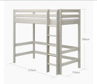 Llit alt de fusta massissa / cama alta de madera