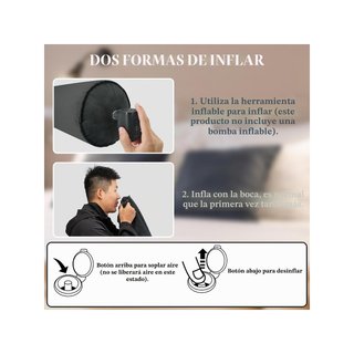 ONTYZZ almohada corporal hinchable soporte