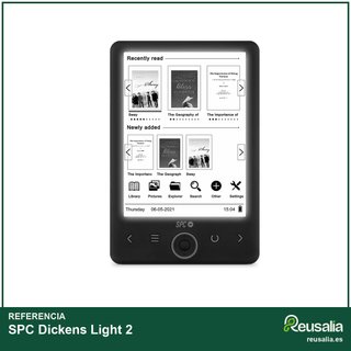 SPC Dickens Light 2 ebook 6" 8GB luz