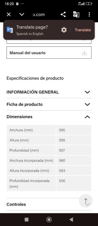 Horno Cata C
