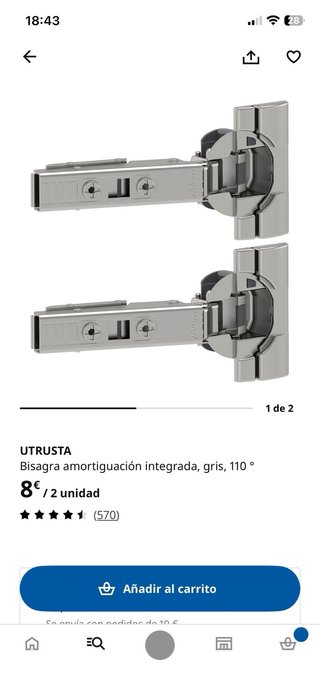 Mueble blanco Ikea puertas y baldas