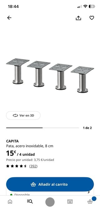 Mueble blanco Ikea puertas y baldas