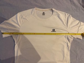 Camiseta Salomon Hombre Talla XL Blanca