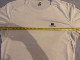Camiseta Salomon Hombre Talla XL Blanca