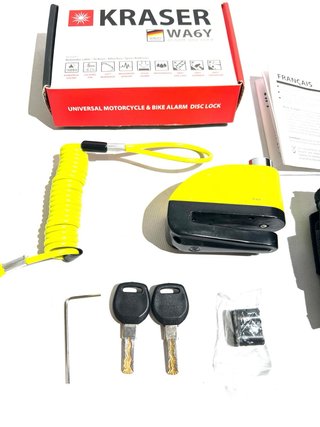 KRASER WA6Y Candado Alarma Moto 110dB