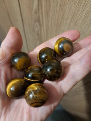 7 sfere occhio di tigre