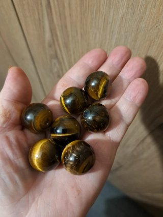 7 sfere occhio di tigre
