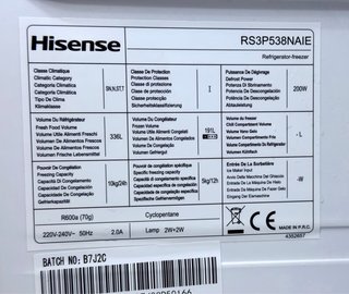 Frigorífico Americano Hisense