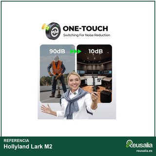 Hollyland Lark M2 micrófono inalámbrico solapa