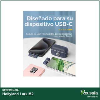 Hollyland Lark M2 micrófono inalámbrico solapa