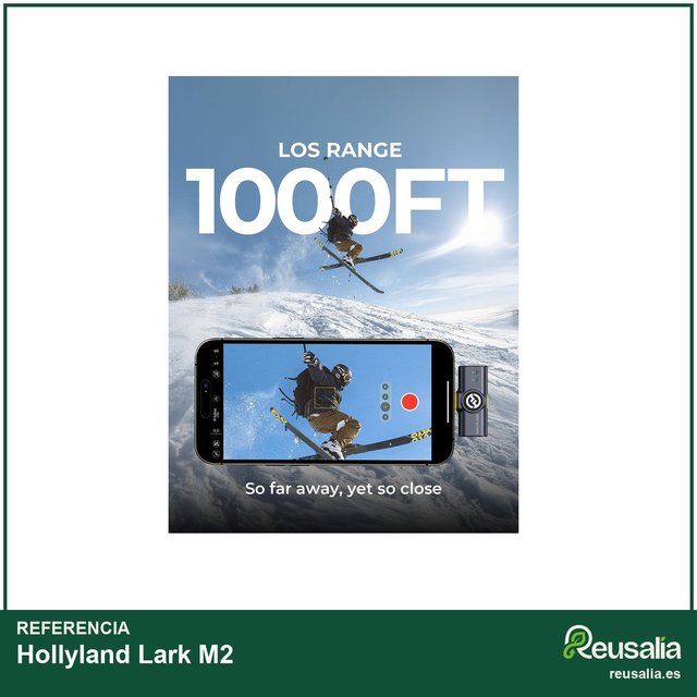Hollyland Lark M2 micrófono inalámbrico solapa