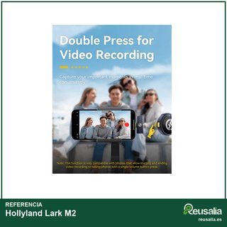Hollyland Lark M2 micrófono inalámbrico solapa