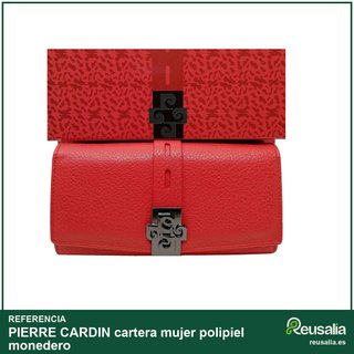 Pierre Cardin cartera mujer polipiel monedero