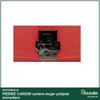 Pierre Cardin cartera mujer polipiel monedero