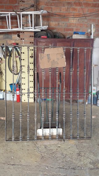 Reja de Hierro Forjado para Ventana ancha