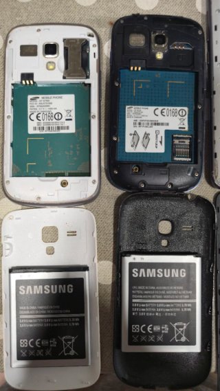 Lote 4 Móviles Samsung, Huawei y Alcatel