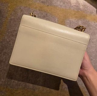 Bolso YSL Blanco Piel Dorado