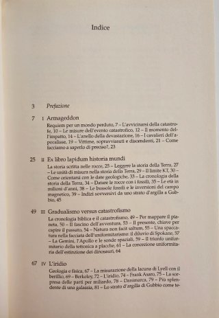 T.rex e il cratere dell'apocalisse - W. Alvarez