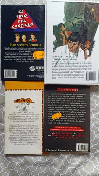 Lote libros de misterio. Buen estado.