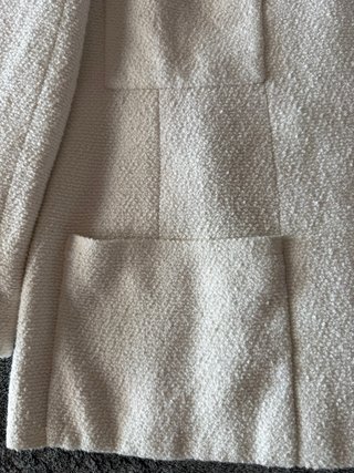 Giacca Chanel Vintage Anni '90 Bianca