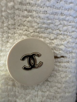 Giacca Chanel Vintage Anni '90 Bianca