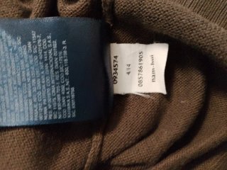 Jersey Tommy Hilfiger Marrón Talla XXL Algodón