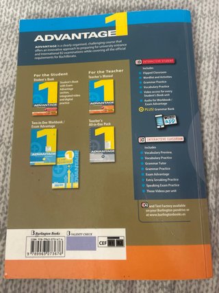 Advantage Student's book. Bachillerato 1