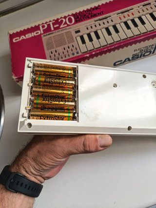 Órgano Casio PT-20 Años 80